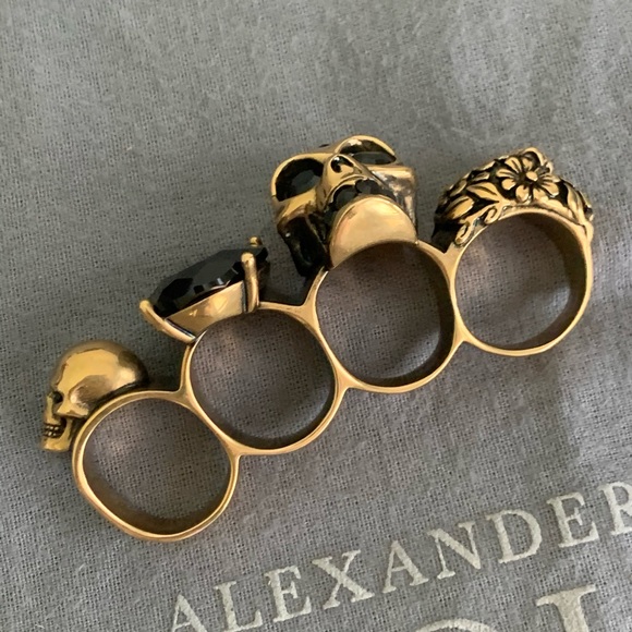 Alexander Mcqueen Knuckle Ring - Picture 8 of 16